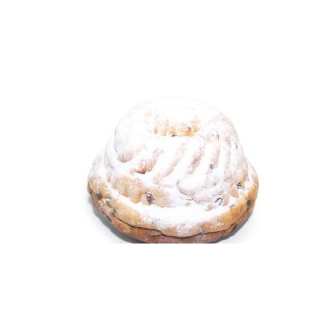 Ronde tulband met rozijnen